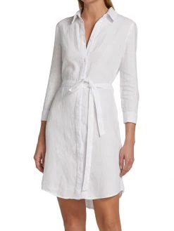 L'AGENCE Bella Linen Shirtdress 2 L'AGENCE Bella Linen Shirtdress -Outlet L'AGENCE Store unnamed file 1015