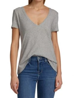 L'AGENCE Daija Relaxed Fit T-Shirt -Outlet L'AGENCE Store unnamed file 1022