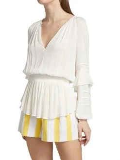 L'AGENCE Brigitta Ruffled Blouse 10 L'AGENCE Brigitta Ruffled Blouse -Outlet L'AGENCE Store unnamed file 1044