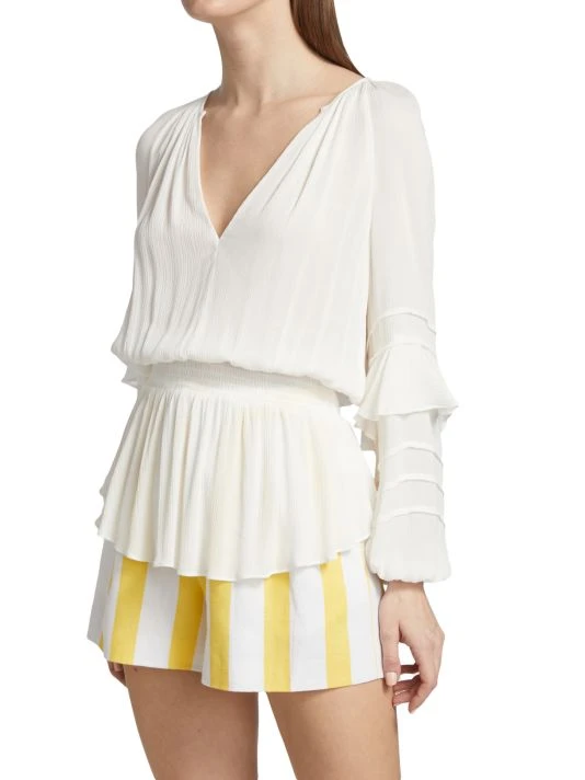 L'AGENCE Brigitta Ruffled Blouse 4 L'AGENCE Brigitta Ruffled Blouse - Image 4