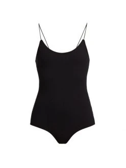 L'AGENCE Foxy Stretch Cotton Bodysuit Black 2 L'AGENCE Foxy Stretch Cotton Bodysuit Black -Outlet L'AGENCE Store unnamed file 1064