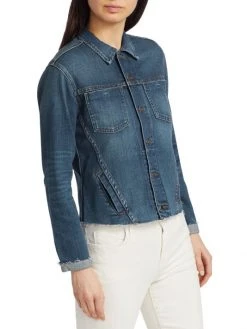 L'AGENCE Janelle Denim Jacket -Outlet L'AGENCE Store unnamed file 1133