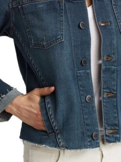 L'AGENCE Janelle Denim Jacket -Outlet L'AGENCE Store unnamed file 1135