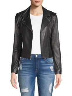 L'AGENCE The Biker Cutwork Leather Moto Jacket Diva Pink -Outlet L'AGENCE Store unnamed file 1168