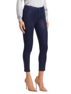 L'AGENCE Margot High-Rise Ankle Skinny Coated Jeans 3 L'AGENCE Margot High-Rise Ankle Skinny Coated Jeans -Outlet L'AGENCE Store unnamed file 1180