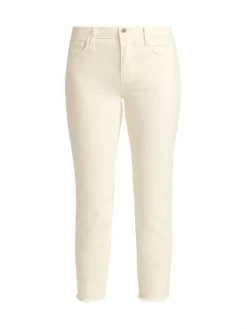 L'AGENCE Sada High-Rise Crop Slim Jeans
