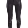 L'AGENCE Margot Skinny Mid-Rise Ankle Skinny Coated Jeans