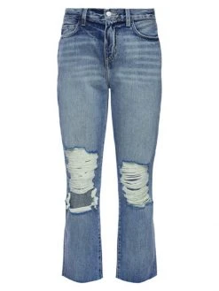 L'AGENCE Adele High-Rise Cropped Stovepipe Jeans