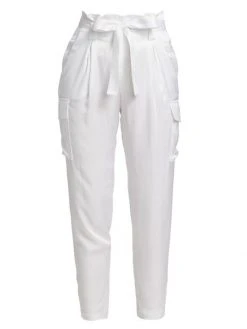 L'AGENCE Roxy Paperbag Pants White 4 L'AGENCE Roxy Paperbag Pants White -Outlet L'AGENCE Store unnamed file 1267