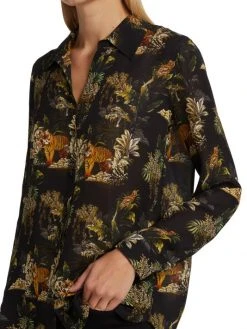 L'AGENCE Nina Printed Silk Blouse 5 L'AGENCE Nina Printed Silk Blouse -Outlet L'AGENCE Store unnamed file 1281