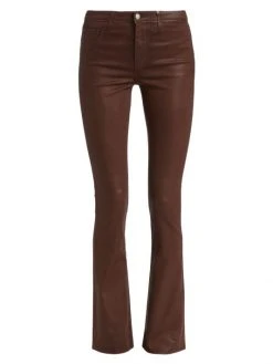 L'AGENCE Selma Coated Baby Bootcut Jeans