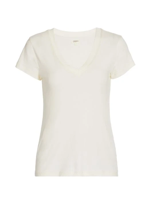 unnamed-file-131.jpg L'AGENCE Becca V-Neck Cotton Tee Chartreuse -Outlet L'AGENCE Store unnamed file 131