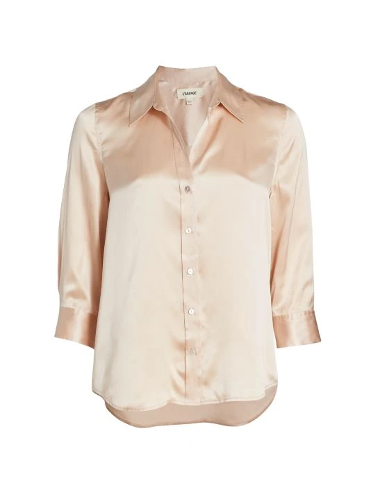 unnamed-file-1327.jpg L'AGENCE Dani Three-Quarter Sleeve Silk Blouse Petal -Outlet L'AGENCE Store unnamed file 1327