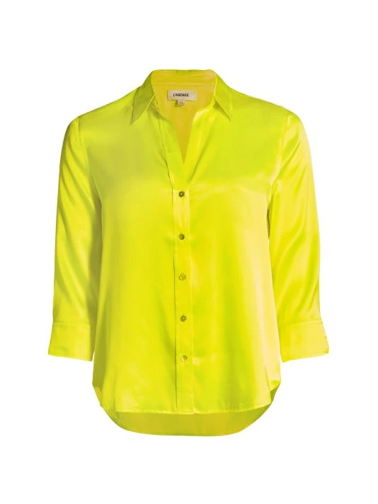 unnamed-file-1328.jpg L'AGENCE Dani Three-Quarter Sleeve Silk Blouse Petal -Outlet L'AGENCE Store unnamed file 1328