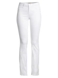 L'AGENCE Oriana High-Rise Straight-Leg Jeans