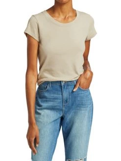 L'AGENCE Cory High-Low Tee Baltic Sea 2 L'AGENCE Cory High-Low Tee Baltic Sea -Outlet L'AGENCE Store unnamed file 1340