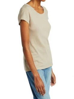 L'AGENCE Cory High-Low Tee Baltic Sea 3 L'AGENCE Cory High-Low Tee Baltic Sea -Outlet L'AGENCE Store unnamed file 1341