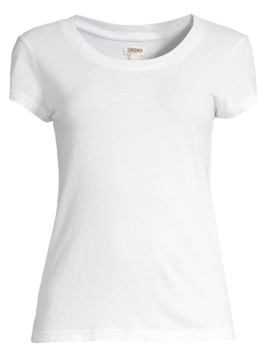 unnamed-file-1345.jpg L'AGENCE Cory High-Low Tee Baltic Sea -Outlet L'AGENCE Store unnamed file 1345