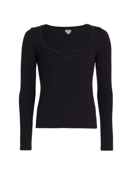 unnamed-file-1391.jpg L'AGENCE Dorothy Rib-Knit Top White -Outlet L'AGENCE Store unnamed file 1391