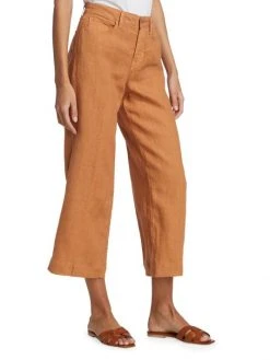 L'AGENCE Danica Wide-Leg Linen Pants -Outlet L'AGENCE Store unnamed file 1396