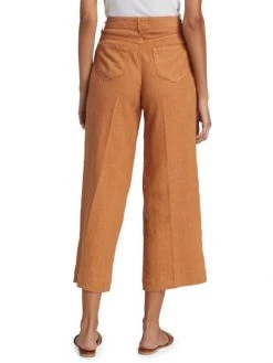 L'AGENCE Danica Wide-Leg Linen Pants -Outlet L'AGENCE Store unnamed file 1397