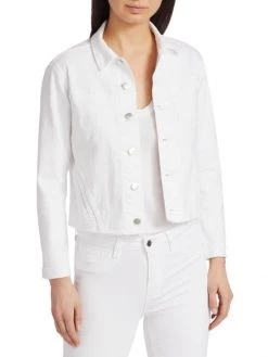 L'AGENCE Janelle Slim-Fit Denim Jacket 2 L'AGENCE Janelle Slim-Fit Denim Jacket -Outlet L'AGENCE Store unnamed file 14