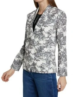 L'AGENCE Kenzie Floral Double-Breasted Blazer 3 L'AGENCE Kenzie Floral Double-Breasted Blazer -Outlet L'AGENCE Store unnamed file 1441