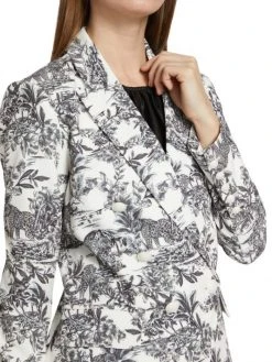 L'AGENCE Kenzie Floral Double-Breasted Blazer 5 L'AGENCE Kenzie Floral Double-Breasted Blazer -Outlet L'AGENCE Store unnamed file 1443