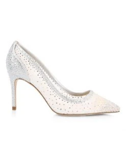 L'AGENCE Portia Crystal-Embellished Pumps Black