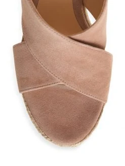 L'AGENCE Valetta Leather Espadrille Wedge Sandals Tan -Outlet L'AGENCE Store unnamed file 1463