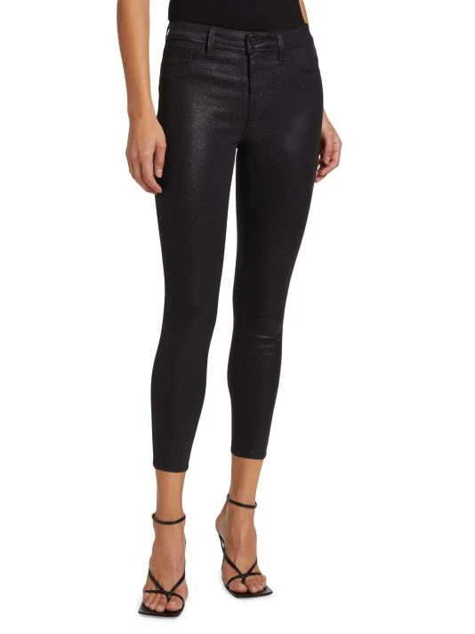 unnamed-file-1489.jpg L'AGENCE Margot High-Rise Glitter-Coated Stretch Skinny Jeans -Outlet L'AGENCE Store unnamed file 1489