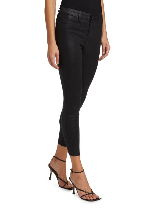 unnamed-file-1490.jpg L'AGENCE Margot High-Rise Glitter-Coated Stretch Skinny Jeans -Outlet L'AGENCE Store unnamed file 1490