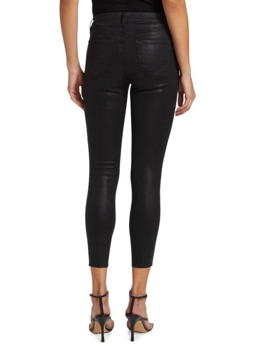 unnamed-file-1491.jpg L'AGENCE Margot High-Rise Glitter-Coated Stretch Skinny Jeans -Outlet L'AGENCE Store unnamed file 1491