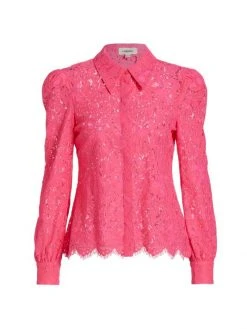 L'AGENCE Jenica Lace Blouse Rose -Outlet L'AGENCE Store unnamed file 151