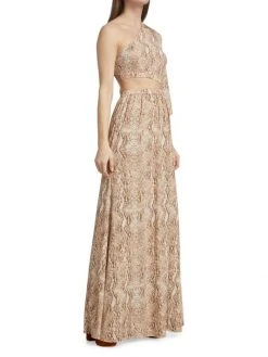 L'AGENCE Fontana Cut-Out Maxi Dress -Outlet L'AGENCE Store unnamed file 1529