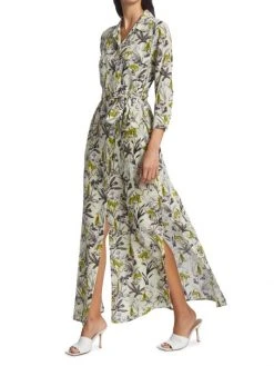 L'AGENCE Cameron Belted Silk Shirt Dress -Outlet L'AGENCE Store unnamed file 1543