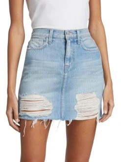 L'AGENCE Jolene Distressed Denim Miniskirt 2 L'AGENCE Jolene Distressed Denim Miniskirt -Outlet L'AGENCE Store unnamed file 1566