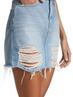 L'AGENCE Jolene Distressed Denim Miniskirt 5 L'AGENCE Jolene Distressed Denim Miniskirt -Outlet L'AGENCE Store unnamed file 1569