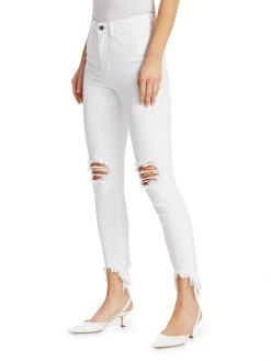 L'AGENCE High Line High-Rise Distressed Stretch Skinny Jeans 3 L'AGENCE High Line High-Rise Distressed Stretch Skinny Jeans -Outlet L'AGENCE Store unnamed file 157