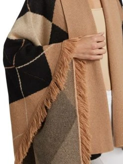 L'AGENCE Jaclyn Argyle Cape 5 L'AGENCE Jaclyn Argyle Cape -Outlet L'AGENCE Store unnamed file 1587