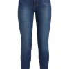 L'AGENCE El Matador Glitter-Coated Stretch Slim-Fit Jeans