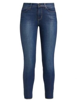 L'AGENCE El Matador Glitter-Coated Stretch Slim-Fit Jeans