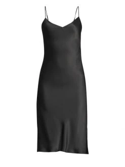 L'AGENCE Jodie Silk Slip Dress Acai