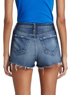 L'AGENCE Audrey Playing Card Patch Denim Shorts -Outlet L'AGENCE Store unnamed file 1653