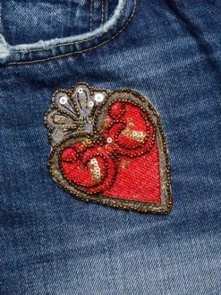 L'AGENCE Audrey Playing Card Patch Denim Shorts -Outlet L'AGENCE Store unnamed file 1655