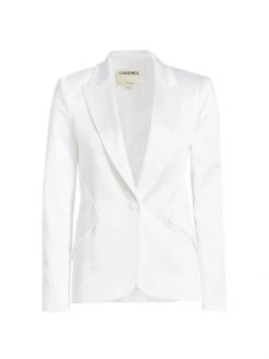L'AGENCE Chamberlain Peaked Blazer