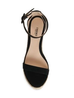 L'AGENCE Elysee Suede Espadrille Wedge Sandals -Outlet L'AGENCE Store unnamed file 1702