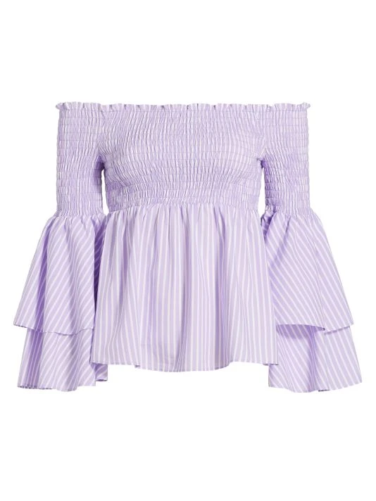 unnamed-file-1730.jpg L'AGENCE Denver Smocked Stripe Top -Outlet L'AGENCE Store unnamed file 1730