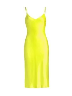 L'AGENCE Jodie Silk Slip Dress Acai -Outlet L'AGENCE Store unnamed file 174