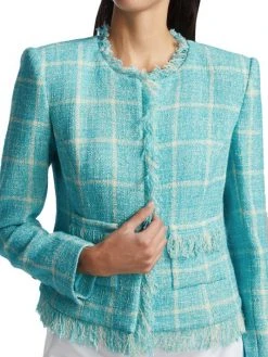 L'AGENCE Angelina Fringed Tweed Blazer 5 L'AGENCE Angelina Fringed Tweed Blazer -Outlet L'AGENCE Store unnamed file 1749